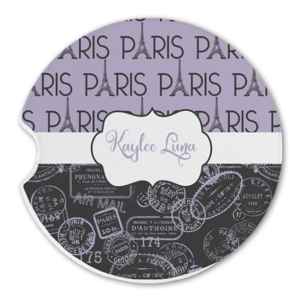 Custom Design - Sandstone Car Coaster - Single