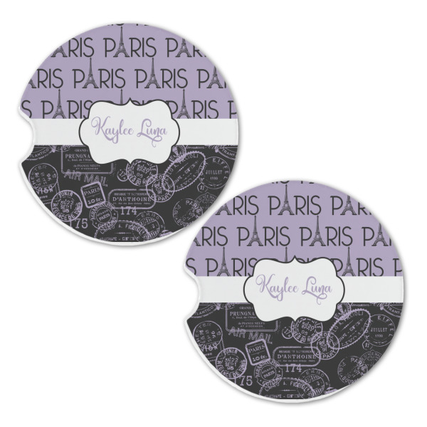 Custom Design - Sandstone Car Coasters - Set of 2