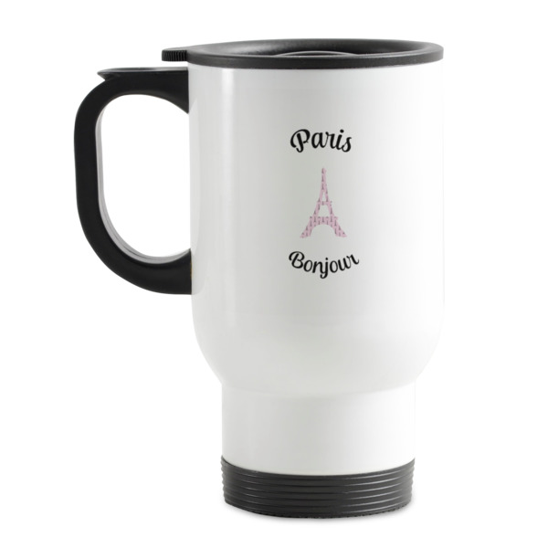 Custom Design Your Own Stainless Steel Travel Mug with Handle