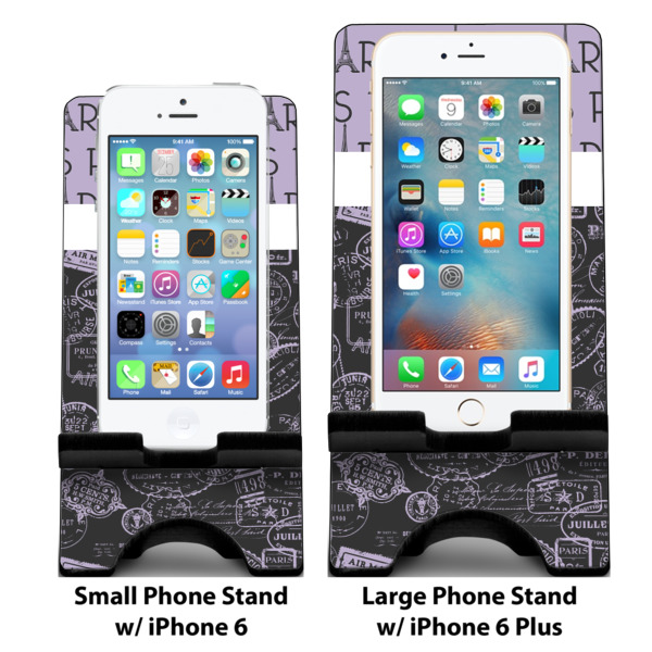 Custom Design - Compare Phone Stand Sizes - with iPhones