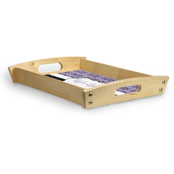 Custom Design - Serving Tray Wood Small - Corner