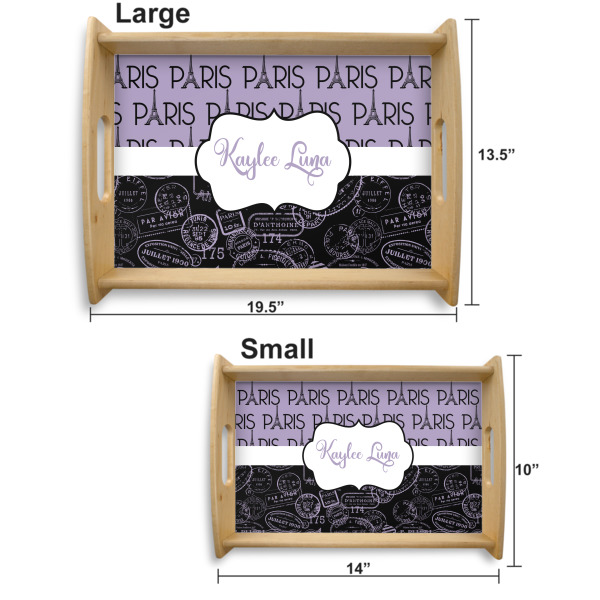 Custom Design - Serving Tray Wood Sizes