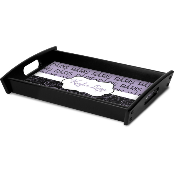 Custom Design - Serving Tray Black - Corner