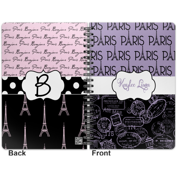 Custom Design - Spiral Journal 7 x 10 - Apvl