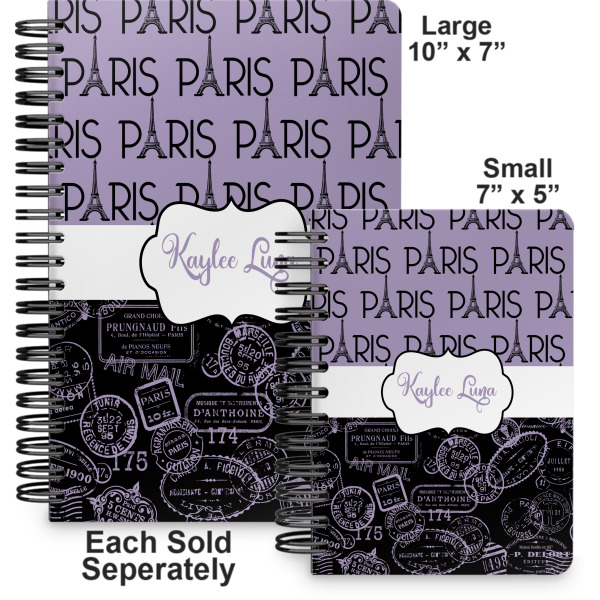 Custom Design - Spiral Journal - Comparison