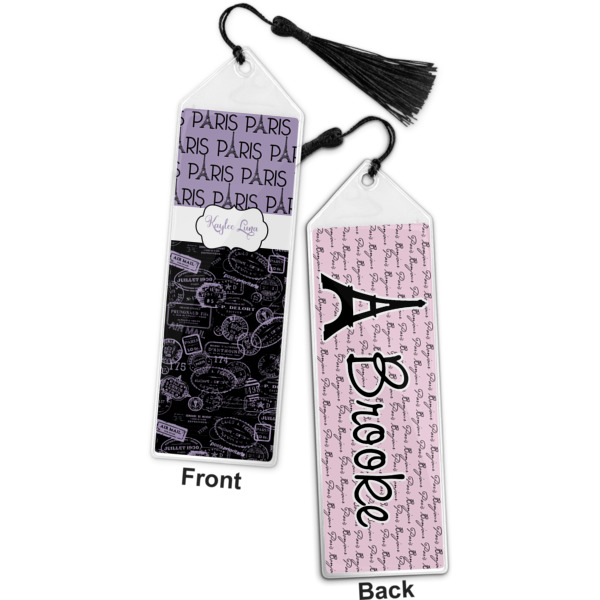Custom Design - Bookmark w/ Tassel - Front and Back