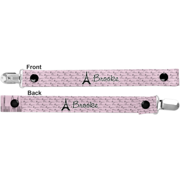 Custom Design - Pacifier Clip - Front and Back