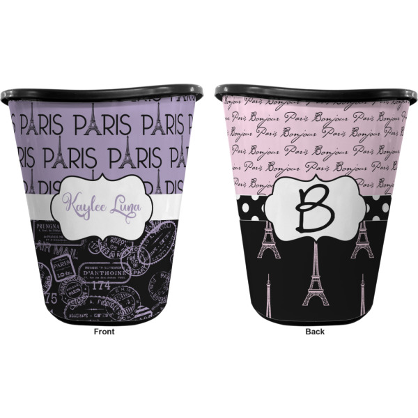 Custom Design - Waste Basket - Black - Double Sided - Approval
