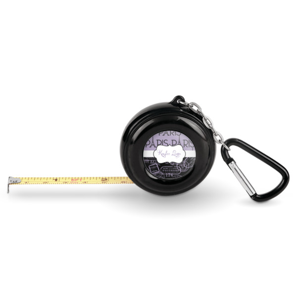 Custom Design Your Own Pocket Tape Measure - 6 Ft w/ Carabiner Clip