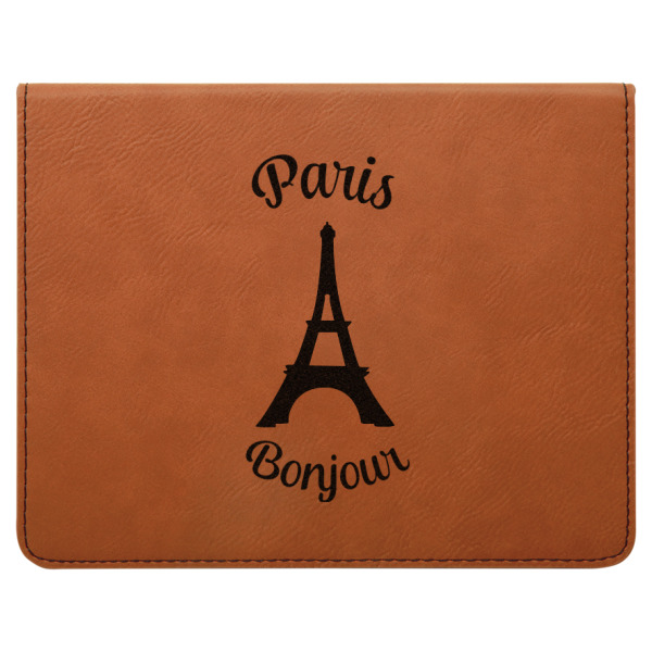 Custom Design - Leatherette 4-Piece Wine Tool Set Flat