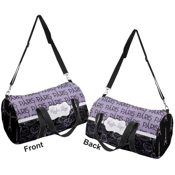 Custom Design - Duffle bag small front and back sides