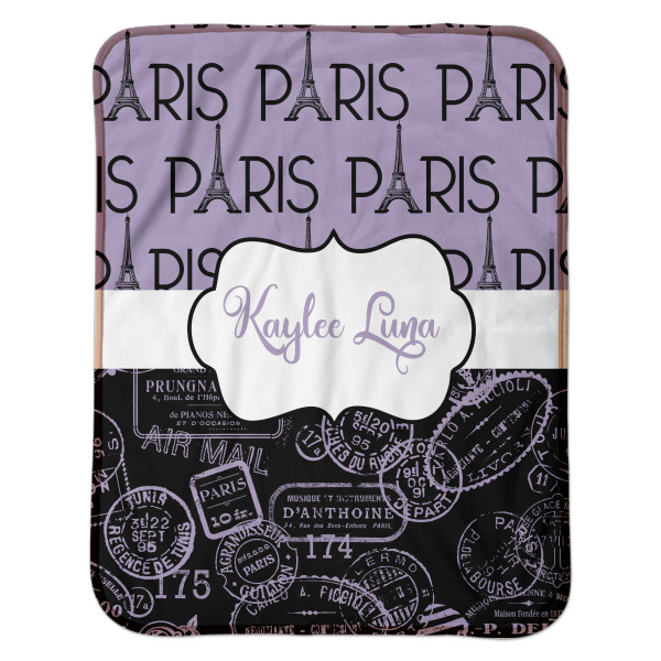 Custom Design - Baby Sherpa Blanket - Flat