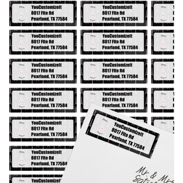 Custom Design - Mailing Label on Envelope - Multiple Labels