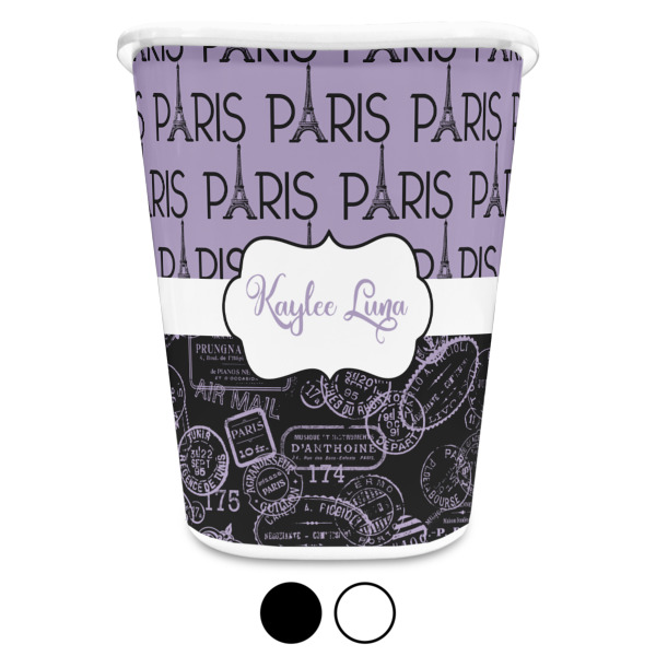 Custom Design - Waste Basket - Both Colors - Front