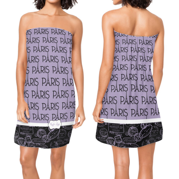 Custom Design - Custom Bath Wrap - Front & Back View