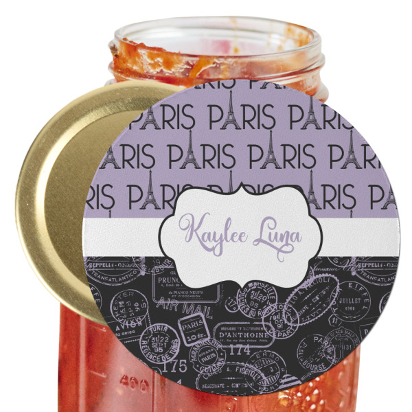 Custom Paris Bonjour and Eiffel Tower Jar Opener (Personalized)