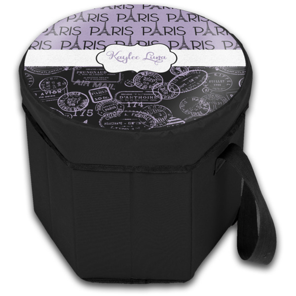 Custom Design - Collapsible Personalized Cooler & Seat (Closed)