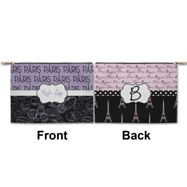 Custom Design - Small Zipper Pouch Approval (Front and Back)