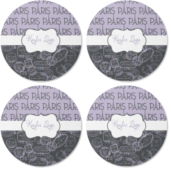 Custom Design - Coaster Round Rubber Back - Apvl