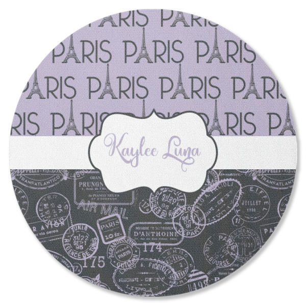 Custom Design - Round Coaster Rubber Back - Single