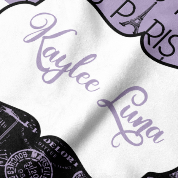 Custom Design - Hooded Baby Towel- Detail Close Up