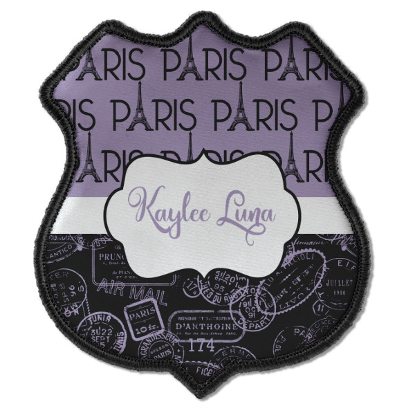 Custom Design - Iron On Patch - Shield - Style C - Front