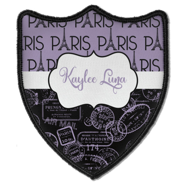 Custom Design - Iron On Patch - Shield - Style B - Front
