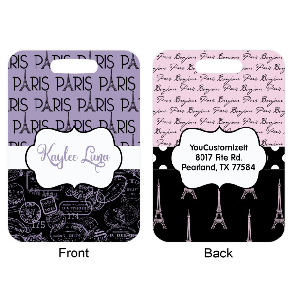 Custom Design - Metal Luggage Tag - Approval