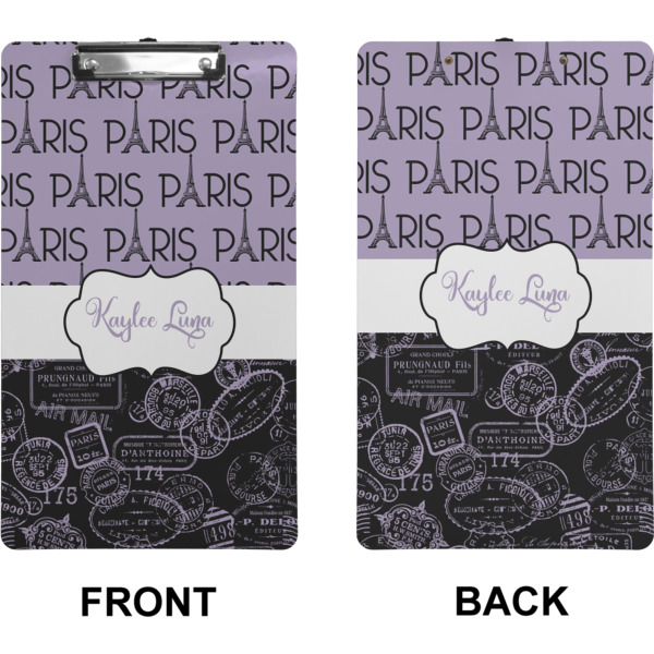 Custom Design - Clipboard (Legal) (Front + Back)