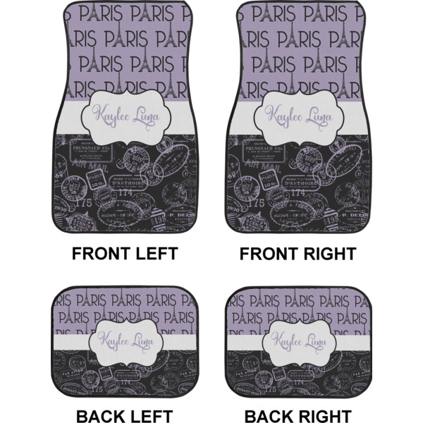 Custom Design - Car Floor Mats Set (2F + 2B)