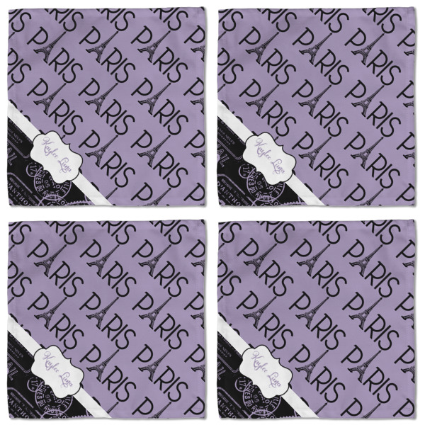 Custom Design - Cloth Napkins - Personalized Lunch (APPROVAL) Set of 4