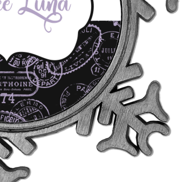 Custom Design - Vintage Snowflake - Detail