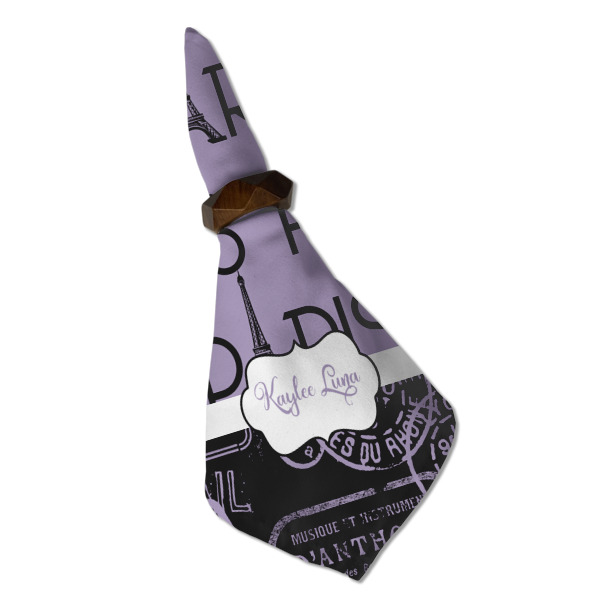 Custom Design - Cloth Napkins - Personalized Dinner (Folded in Ring) (MAIN)