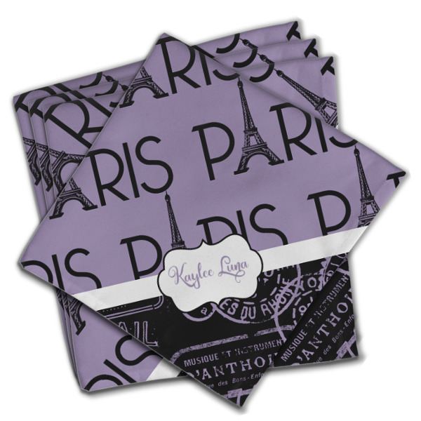 Custom Design - Cloth Napkins - Personalized Dinner (PARENT MAIN Set of 4)