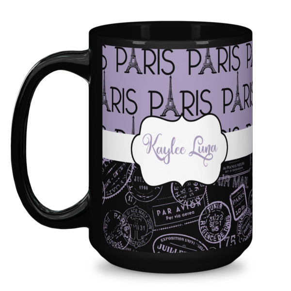 Custom Design - Coffee Mug - 15 oz - Black