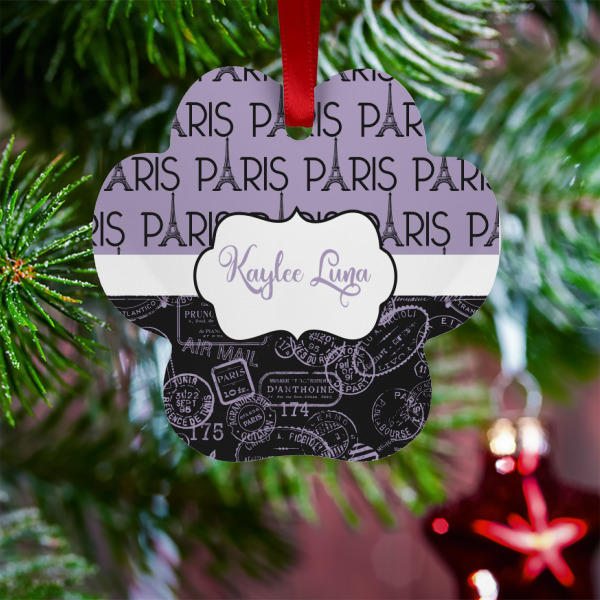 Custom Design - Metal Paw Ornament - Lifestyle