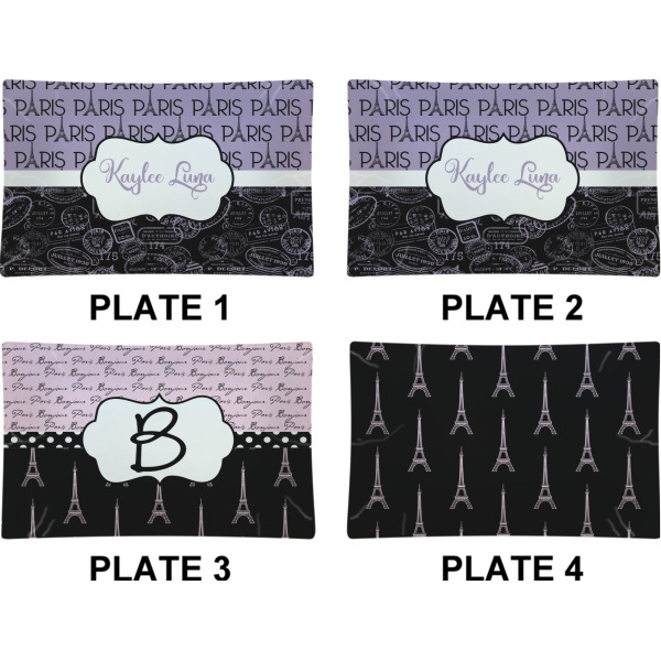 Custom Design - Set of Rectangular Dinner Plates (Approval)