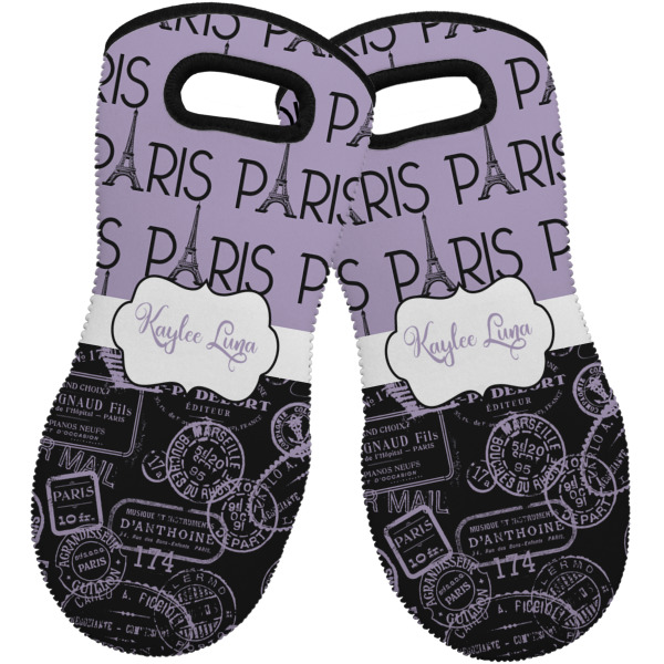 Custom Design - Neoprene Oven Mitt -Set of 2 - Front