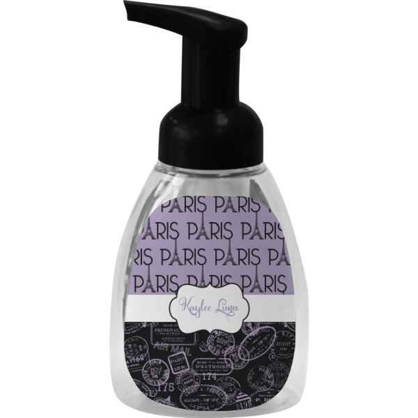 Custom Design - Foam Soap Bottle - Black - Front