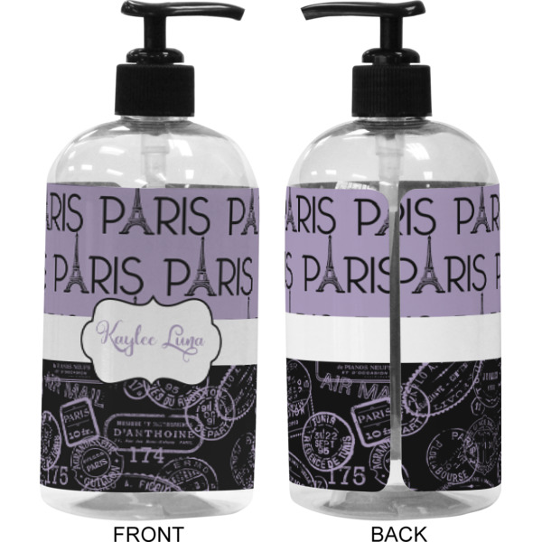 Custom Design - 16 oz Plastic Liquid Dispenser (Approval) - Black