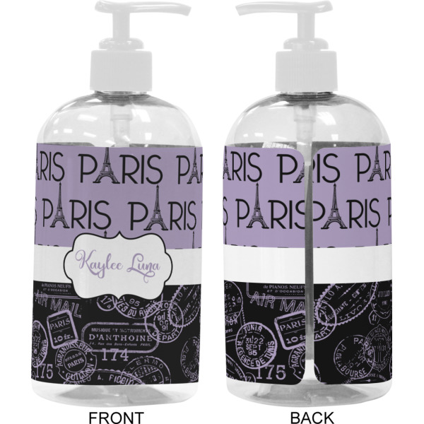 Custom Design - 16 oz Plastic Liquid Dispenser - Approval - White