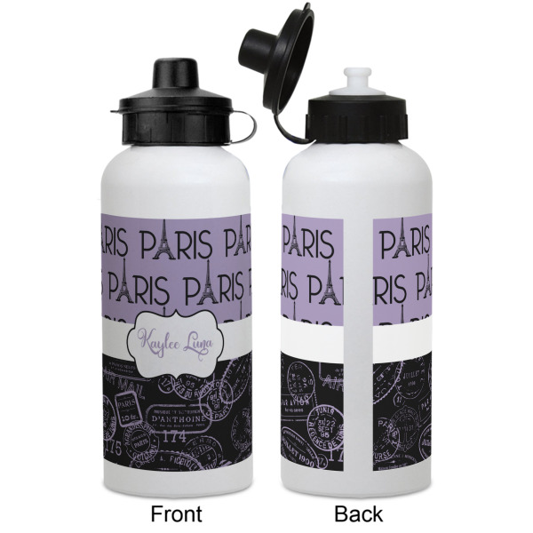 Custom Design - Aluminum Water Bottle - White APPROVAL