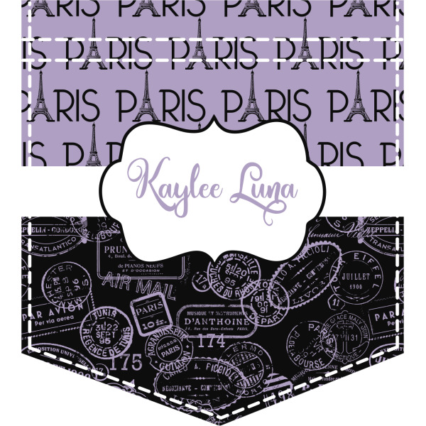 Custom Design Your Own Iron On Faux Pocket