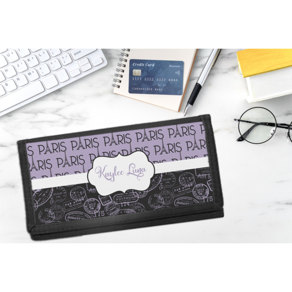 Custom Design - DyeTrans Checkbook Cover - LIFESTYLE