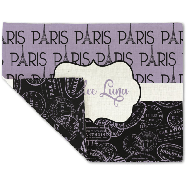 Custom Design - Linen Placemat - Folded Corner (double side)