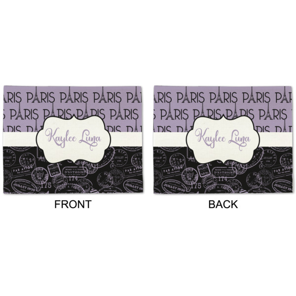 Custom Design - Linen Placemat - APPROVAL (double sided)