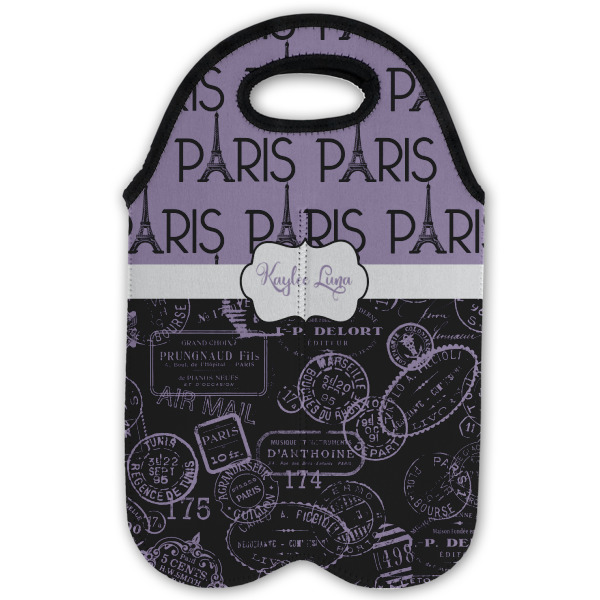 Custom Design - Double Wine Tote - Flat