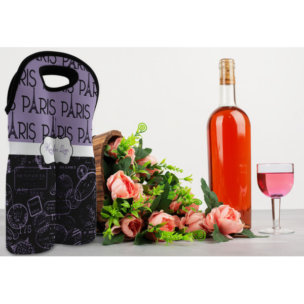 Custom Design - Double Wine Tote - In Context