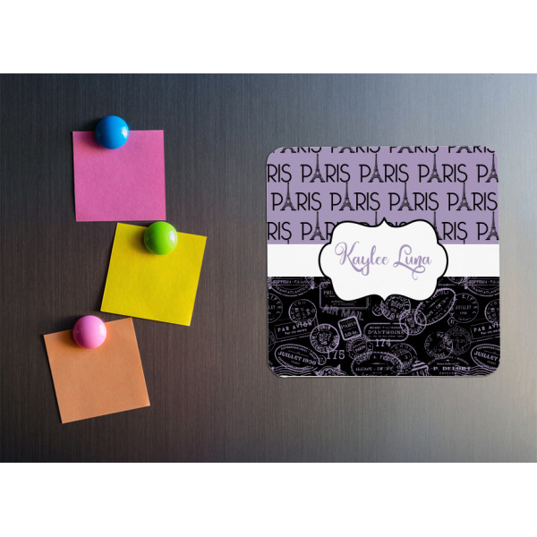 Custom Design - Square Fridge Magnet - LIFESTYLE