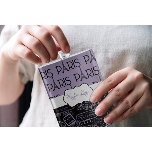 Custom Design - Stainless Steel Flask - LIFESTYLE 1